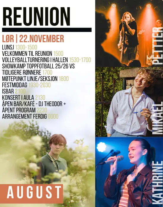 REUNION | LØR | 22.NOV
